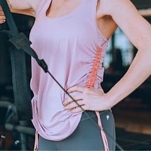 NWT Fabletics Women’s Lavender Side Cinch Tank Top XS